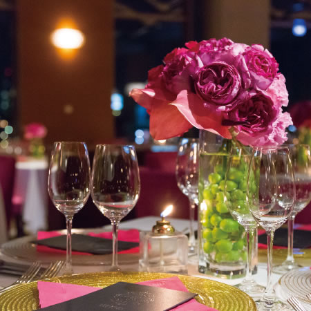 テーブル装花のイメージ写真